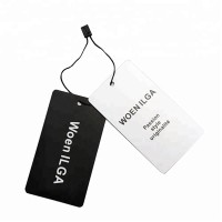 color customized paper blister hang tags card