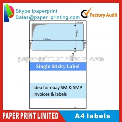 label sticker paper a4 with integrated label Computer Inkjet Printer