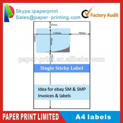 integrated labels a4 shipping label